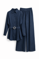Denim Royal Set