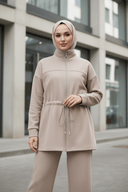 Beige Set Hijabi
