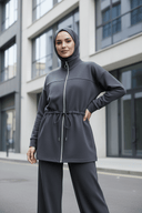 Gray Set Hijabi