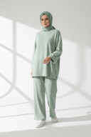 Mint set white studio shadows